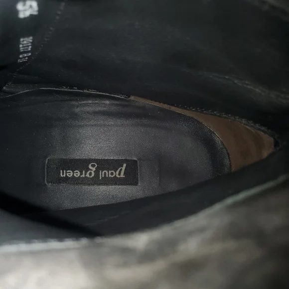 PAUL GREEN Women's Size 7.5 Tamara Nubuck Zip Bootie Iron Soft Leather New - Picture 7 of 7